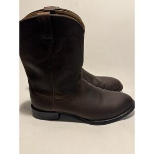 Ariat Men's Heritage Roper Distressed Brown Western Boot Size 12EE (Extra Wide)